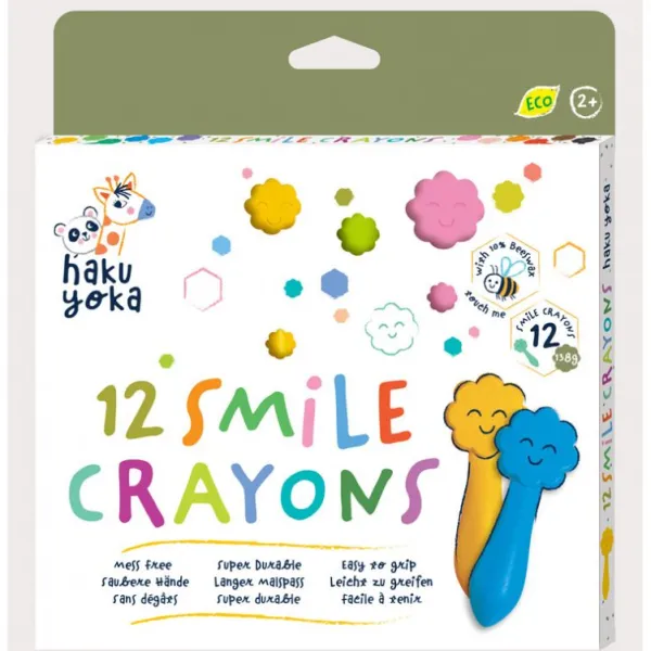 National Trust 12 Eco-friendly Smile Colouring Crayons Discount