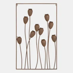 National Trust Ascalon Poppy Head Wall Art New