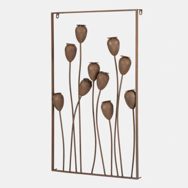 National Trust Ascalon Poppy Head Wall Art New