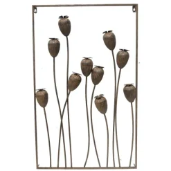 National Trust Ascalon Poppy Head Wall Art New