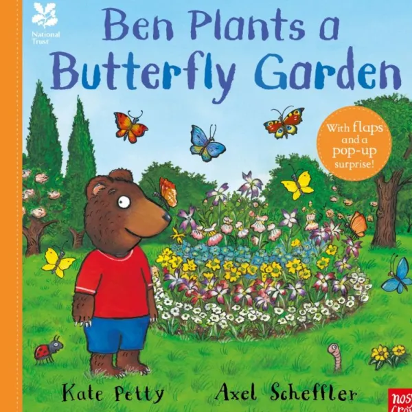 National Trust Ben Plants a Butterfly Garden Hot
