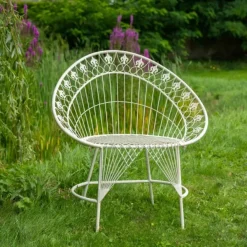 National Trust Blaisdon Highback Chair, Cream Clearance