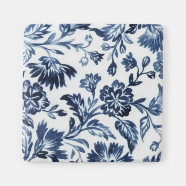 National Trust Blue Floral Coasters, Set of 4 Sale
