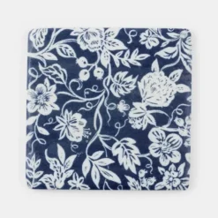 National Trust Blue Floral Coasters, Set of 4 Sale