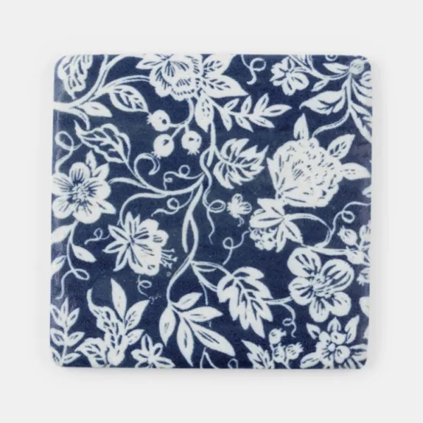 National Trust Blue Floral Coasters, Set of 4 Sale