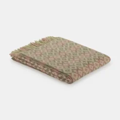 National Trust Bronte by Moon Dartmouth Green Throw Hot