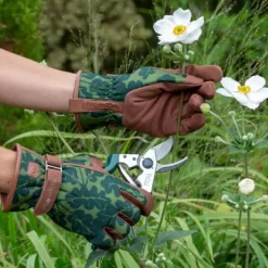 National Trust Burgon and Ball Moss Oak Leaf Garden Gloves Online