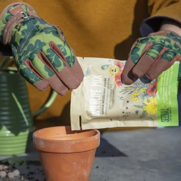 National Trust Burgon and Ball Moss Oak Leaf Garden Gloves Online