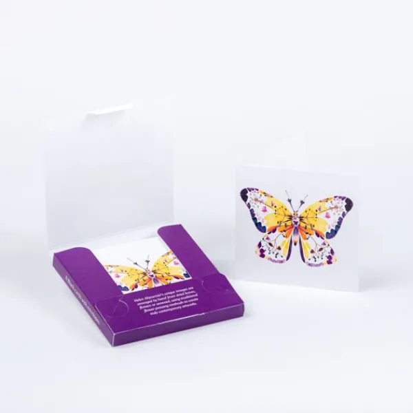 National Trust Butterfly Bloom Notecards by Helen Ahpornsiri x 8 Clearance
