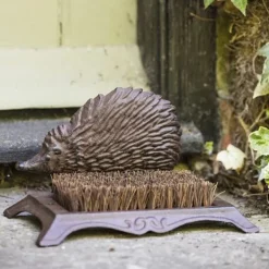 National Trust Cast Iron Hedgehog Boot Brush Outlet