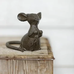 National Trust Cast Iron Mouse Sculpture Hot