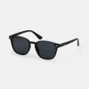 National Trust CHPO Alva Recycled Plastic Black Sunglasses Sale