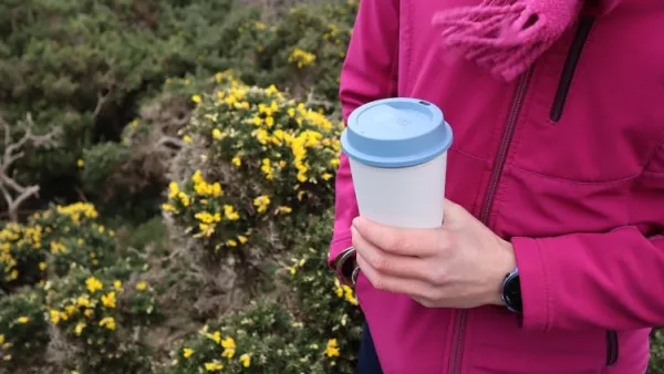 National Trust Circular & Co 12oz Chalk and Rockpool Blue Reusable Now Coffee Cup Discount