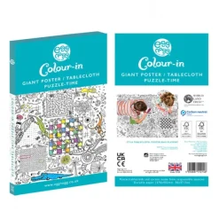 National Trust Colour-in Puzzle-Time Giant Poster Clearance