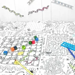 National Trust Colour-in Puzzle-Time Giant Poster Clearance
