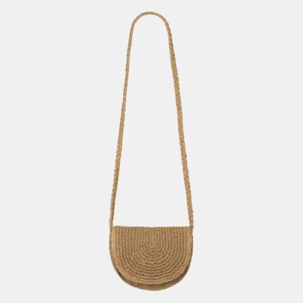 National Trust Ellya Natural Raffia Crossbody Bag Clearance