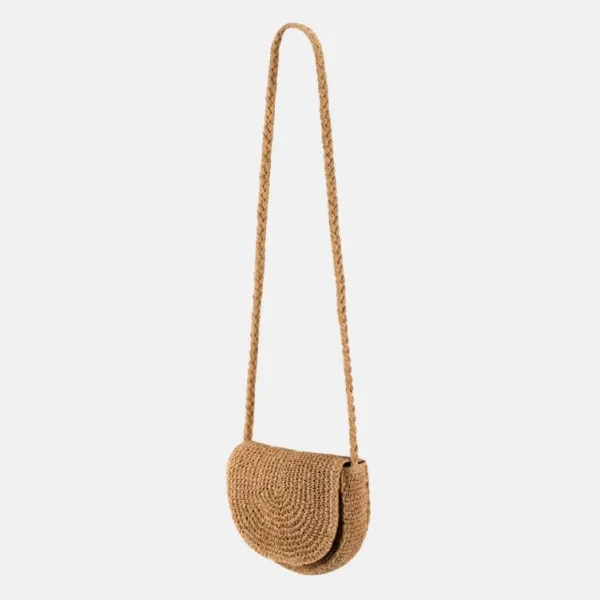 National Trust Ellya Natural Raffia Crossbody Bag Clearance