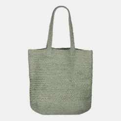 National Trust Ellya Sage Green Natural Jute Tote Bag Clearance