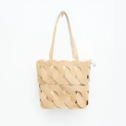National Trust Ellyla Simran Seagrass and Organic Cotton Tote Bag Online