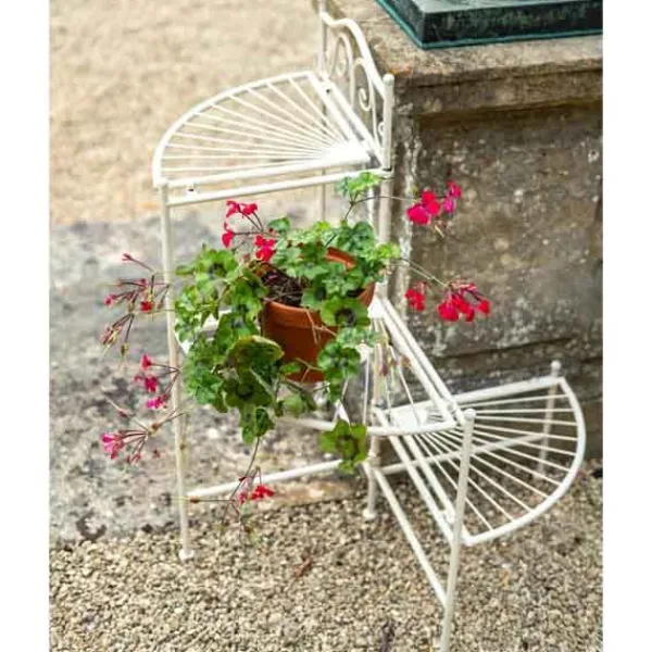 National Trust Etagere Garden Shelves, Cream Hot