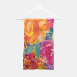 National Trust Floral Sunset Linen Scarf Outlet