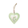 National Trust Green Metal Heart Hanging Decoration Fashion