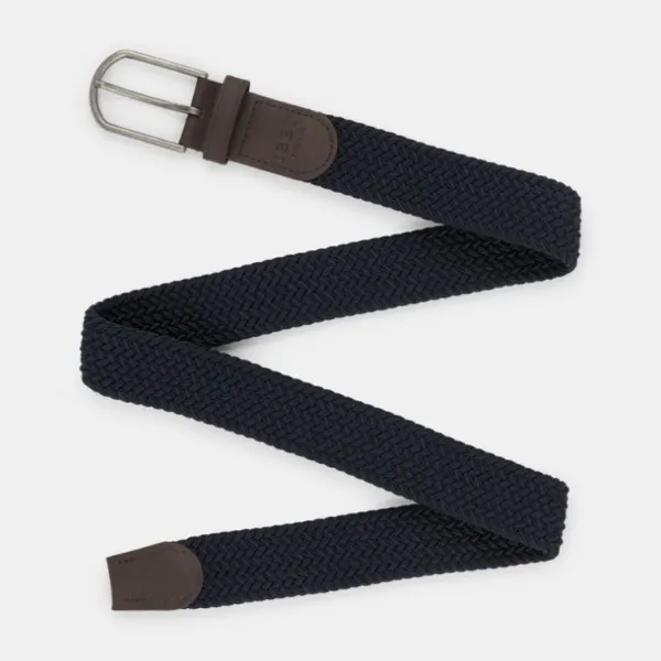 National Trust Ibex England Repreve Stretch Navy Belt New