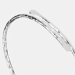 National Trust Just Trade Silver Plated Green and Rose Bead Bangle Discount