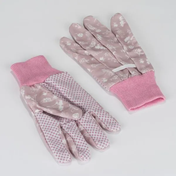 National Trust Ladies Cotton Meadow Garden Gloves, Triple Pack Hot