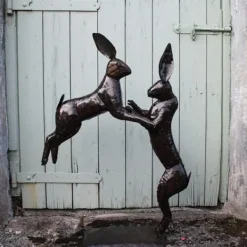 National Trust Large Boxing Hares Garden Sculpture Sale