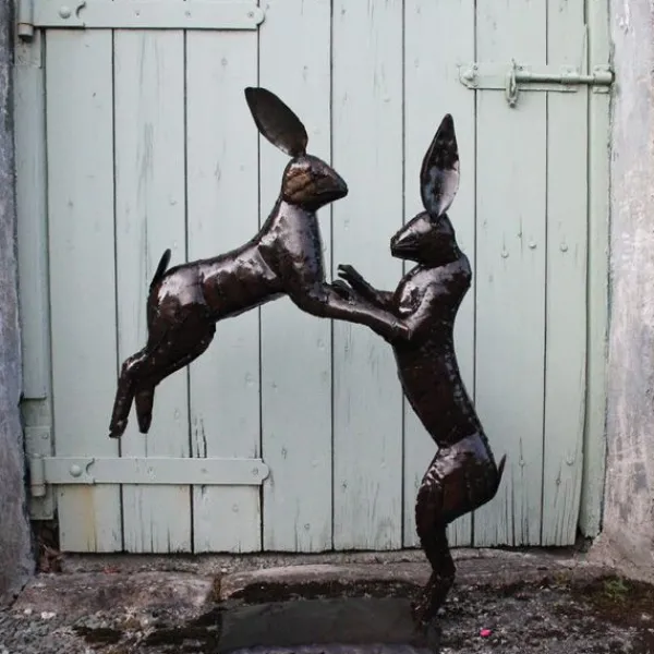National Trust Large Boxing Hares Garden Sculpture Sale