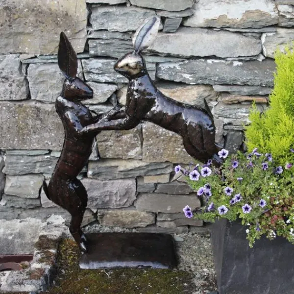 National Trust Large Boxing Hares Garden Sculpture Sale