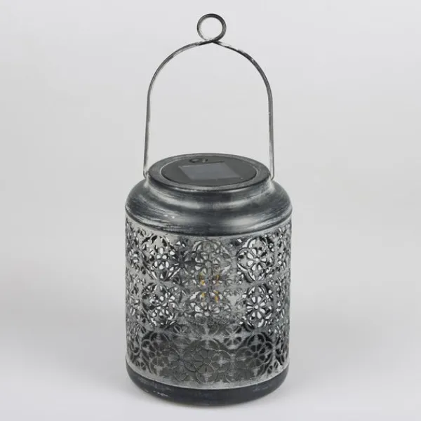 National Trust Lattice Lantern with Solar Bulb Best