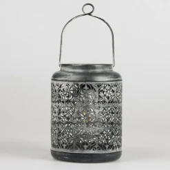 National Trust Lattice Lantern with Solar Bulb Best