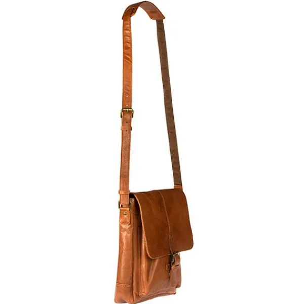 National Trust Leather Cross Body Bag, Brown Hot