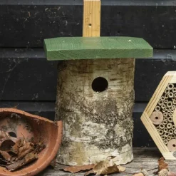 National Trust Birch Log Nest Box New