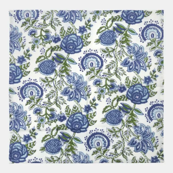 National Trust Cloth Napkins Block Print, Set of 4 Fashion
