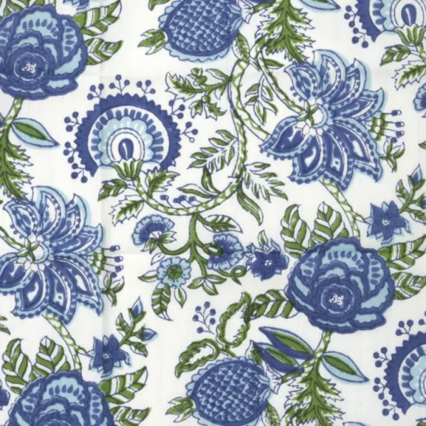 National Trust Cloth Napkins Block Print, Set of 4 Fashion