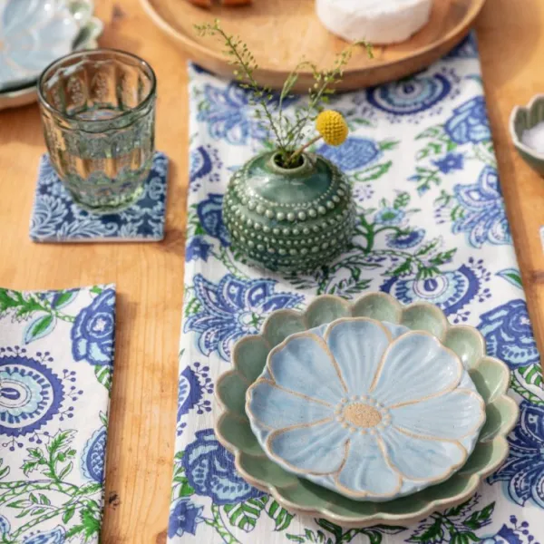 National Trust Cloth Napkins Block Print, Set of 4 Fashion
