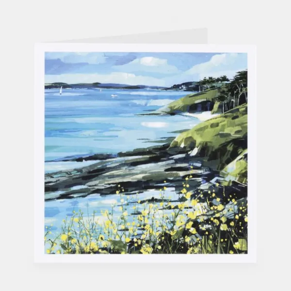 National Trust Coastal Flowers Notecards, x20 Outlet