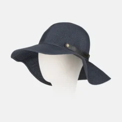 National Trust Foldable Hat with Leather Clasp, Navy Best