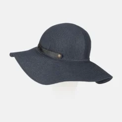 National Trust Foldable Hat with Leather Clasp, Navy Best