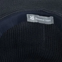 National Trust Foldable Hat with Leather Clasp, Navy Best