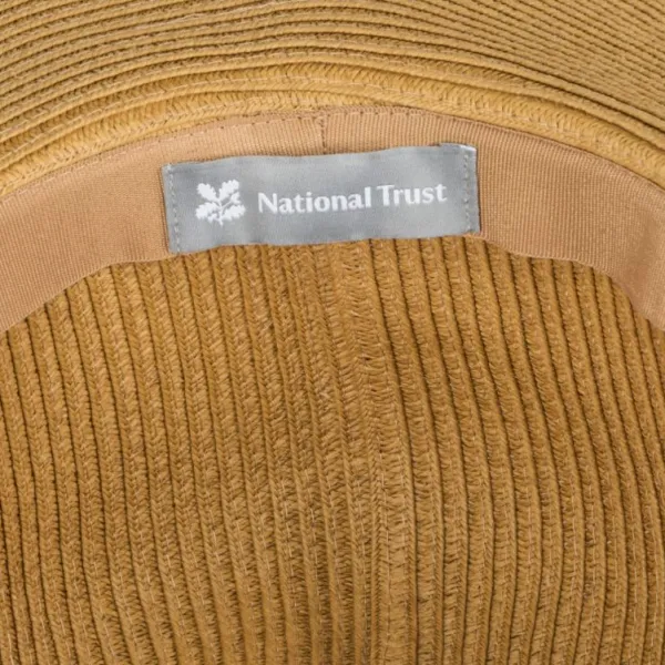 National Trust Foldable Hat with Leather Clasp, Natural Best