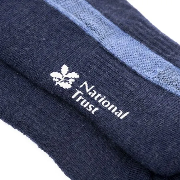 National Trust Hiking Socks, Navy Fashion