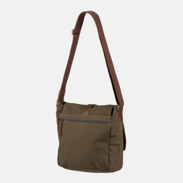 National Trust Khaki Canvas Messenger Bag Online