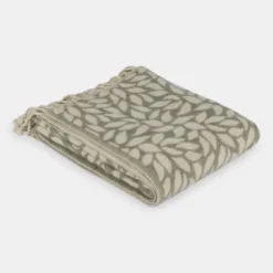 National Trust Leaves Recycled Wool Throw Fashion