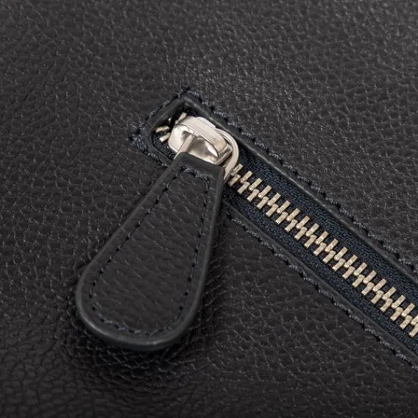 National Trust Navy Leather Cross Body Bag Sale