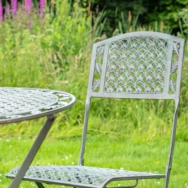National Trust Oak Leaf Bistro Set, Sage Brown Fashion