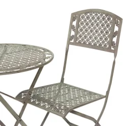 National Trust Oak Leaf Bistro Set, Sage Brown Fashion